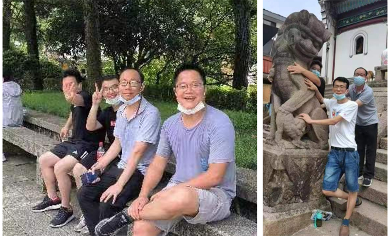 “挑战自我，追求卓越，全新开始，未来可期”2022安徽思远科技有限公司九华山拓展行(图3)